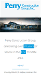 Mobile Screenshot of perryconst.com